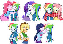 Maybe you would like to learn more about one of these? Rainbow Dash X Twilight Sparkle Sleeping Google Search Personajes De My Little Pony My Little Pony Fotos My Little Pony Humanas