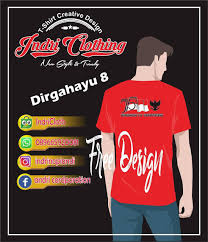 Desain logo hut ri tahun 2009. Indri Clothing Desain Kaos Tema Hut Ri Ke 75 Th Minat Facebook