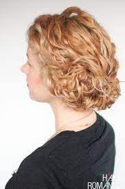 This gorgeous yet effortless curly updo is the perfect style for any occasion from day to night. Super Easy Updo Hairstyle Tutorial For Curly Hair Hair Romance