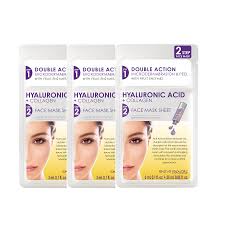 Nature republic skin masks & peels. Buy Skin Republic 3x 2 Step Hyaluronic Collagen Face Sheet Mask