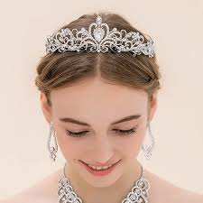 Corone di cristallo e diademi con fascia a pettine per ragazza o donna  festa di compleanno matrimonio Prom Bridal Christmas Valentine