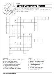 Maybe you would like to learn more about one of these? Spring Crossword Puzzle Worksheets