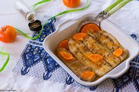 Merlu Au Four Clementine Et Coriandre Au Fil Du Thym Recette Recette De Plat Recettes Poissons Et Fruits De Mer Recette Merlu