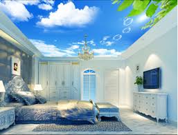 3d Bubble Sky Ceiling Wallpaper Murals Wall Print Decal Aj Wallpaper Us Ceiling Murals Cloud Wallpaper Bedroom Wall Wallpaper