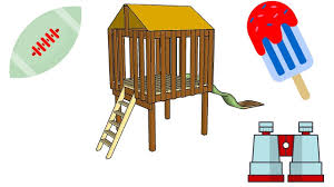 Create lasting childhood m plan shown: Backyard Fort Plans Youtube