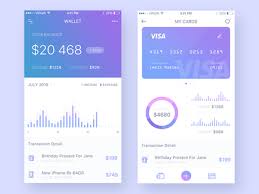 Day020 Wallet Cards Finance App Banking App Mobile App Design