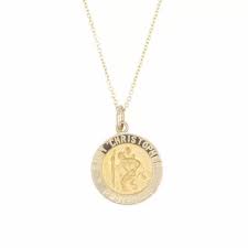 St christopher the patron saint of travelers, is one of the most popular saints in the world. Christopher Pendant 14k Yellow Gold Filled St Chains Necklaces Xn Kopsch Orthopdie 7nb De