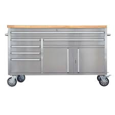 Organize and store your power and hand tools in style with this classic cabinet design. Solid Wood Bench Top 60 Rolling Tool Box Chest Mobile 6 Drawer Cart Buy Rolling Tool Box Tool Box Tool Box Chest Product On Alibaba Com