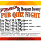 Pub Quiz Friday Nights at the Big Thompson Brewery