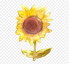 Needless to say that the result for this presentation template is incredible. Art Flowers Yellow Transparent Sunflower Sunflower Png Png Download Vhv