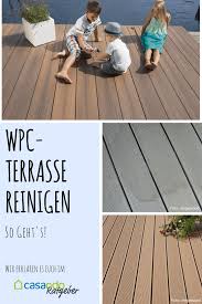 So Reinigst Du Deine Wpc Terrasse Casando Ratgeber Terrasse Reinigen Terrasse Terrasse Planen