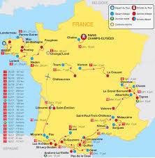 Some 170 stages of the tour have been held in brittany since 1906 and 33 towns and cities. Tour De France La Carte Du Parcours 2021