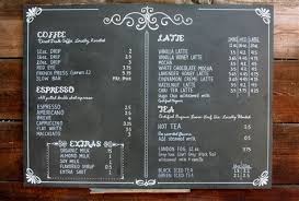 Menu Cafe Ecosia Coffee Shop Menu Coffee Menu Chalkboard Menu