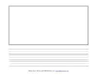 The other contains a full page of lines for those that can write more or need to add a second page to their story! Primary Handwriting Paper All Kids Network