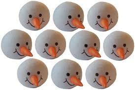 Der schneemann baut die kinder. Wattekopf O 4cm Schneemann Watte Wattekugel Kopf