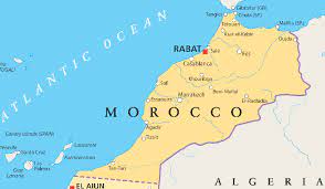 Detailed map of morocco and neighboring countries. Ypt Morocco Map Young Pioneer Tours