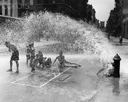 Children Playing In Fire Hydrant Spray Kids Playing Hydrant Fire Hydrant