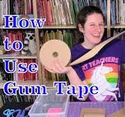 How to Use Gum Tape - Creativity Time with Julia Major
