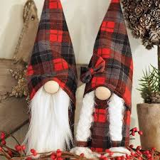 Scottish Clan Royal Blue Tartan Inspired Nordic Style Gnome Etsy Gnomes Crafts Christmas Gnome Gnomes
