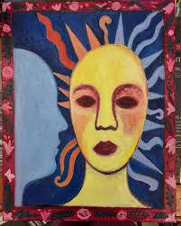 Sun child, oil