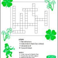 Patrick's day trivia and facts. St Patrick S Day Crossword Puzzle