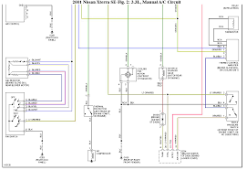 A wiring diagram is a visual representation of components and wires related to an electrical connection. 2001 Nissan Xterra A C Pressure Switch Not Work