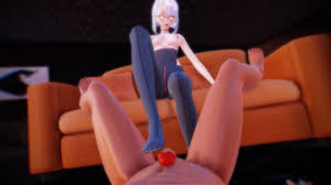 Cyberpunk 2077 - Lucy Sofa Footjob (A XXX Parody)