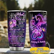 Amazon.com | wowcugi Personalized Mom Tumbler To My Wonderful Mom Tumblers  With Lid 20oz 30oz Stainless Steel Coffee Mugs For Mothers Day Birthday  Christmas Custom Mom Daughter Gifts: Tumblers & Water Glasses