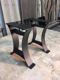 16 Inch Tall Solid Steel Golden Gate Bench Base Set Part M 184 Steel Bench Steel Table Legs Bench Legs
