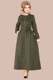 Modaselvim Pardesu Gupurlu Pardesu Ferace 8854w153 Haki Kiyafet Moda Tuy