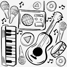 Check spelling or type a new query. Kritzeln Mit Schonen Musikinstrumenten Auf Transparentem Hintergrund Karikatur Zeichnen Schwarz Png Und Vektor Zum Kostenlosen Download