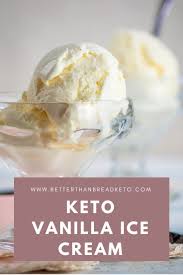 Keto Vanilla Ice Cream Recipe Low Carb Ice Cream Low Carb Ice Cream Recipe Keto Ice Cream