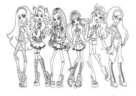 Malvorlagen Monster High Monster High Ausmalbilder Ausmalbilder Monster High Charaktere