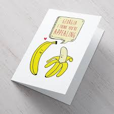 Check spelling or type a new query. Personalised Valentine S Card Appealing Banana Gettingpersonal Co Uk