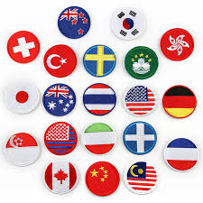 Il est mentionné dans l'article 2 de la constitution française de 1958. Patchs En Fer Rond Pour Drapeaux De Pays Amerique Canada France Allemagne Japon Coree Australie Suisse Hong Kong Ocean Aliexpress