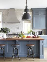 95 Designer Kitchens That Ll Inspire You To Renovate Yours Blue Gray Kitchen Cabinets Blue Kitchen Cabinets Grey Kitchen Cabinets