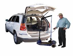 Bruno chariot vehicle lift for hitch. Transporting Your Mobility Scooter Or Power Chair Inside Your Car S Trunk