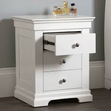 3 drawers for storage,set of 2. Jolie Oak White Painted 3 Drawer Bedside Cabinet Buy It Now