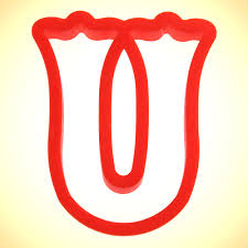 Origami rabbit cookie cutter | biscuit cutter | bunny | bunnies . Curly Letter U Cookie Cutter Cookie Cutter Experts Since 1993