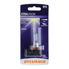 Sylvania H11 Xtravision Halogen Headlight Bulb, 2 Pack