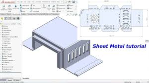 Solidworks Sheet Metal Tutorial Electrical Enclosure Youtube Sheet Metal Drawing Sheet Metal Sheet Metal Art