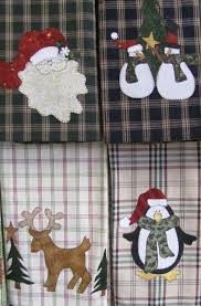 Holiday Tea Towels Applique Pdf Pattern Etsy Christmas Towels Christmas Quilts Holiday Quilts