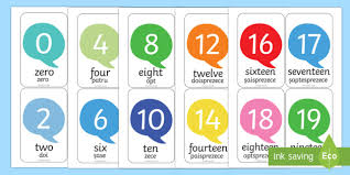 Romanian courses » level a0 » a0.6 how to count in romanian (numbers). Number Flash Cards English Romanian Teacher Made