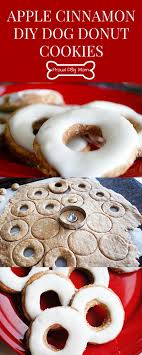 Apple Cinnamon Diy Dog Donut Cookies Recette Nourriture Chien Recettes Pour Chiens Et Friandises Pour Chiens