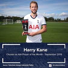 Harrykane Chosen As Aia Group S Player Of The Month For September 2019 Congratulations Harry Kane This Photo Makes Me More Happier