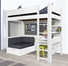 Nach vorn ausziehbares schlafsofa für 1 bis 2 personen, rückenkissen inklusive, in zwei breiten und vielen farben lieferbar. Hochbett Mit Sofa Optionalem Schreibtisch Bestellen Kids Town