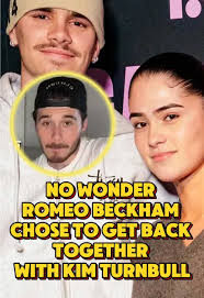 Romeo Beckham and Kim Turnbull in Paris