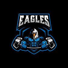 Eagle Gym Logo Template Vector Gym Logo Animal Logo Sports Logo Design
