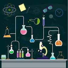 Chemistry Background Experiment Process Decor Lab Tool Icons Science Background Chemistry Chemistry Posters