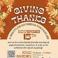 Giving Thanks : A Gratitude Gathering for Families event image